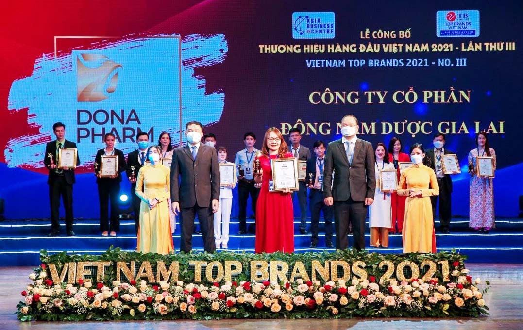 Dona Pharm - Đạt TOP 100 Thương hiệu hàng đầu Việt Nam